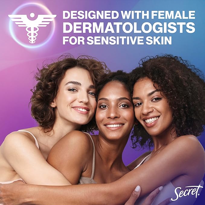 Secret Whole Body Deodorant Cream for Women, Unscented, Aluminum Free Deodorant Cream, 72 HR Odor Protection, 3.0 oz