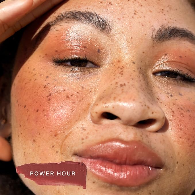 Tower 28 Beauty BeachPlease Cream Blush for Cheeks and Lips - Multi-Purpose Lip and Cheek Tint in Orange Blush - for Sensitive Skin – Color POWER HOUR, Luminous Finish