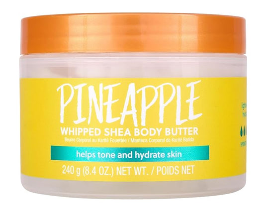 Tree Hut Pineapple Whipped Shea Body Butter | Long-lasting Hydration Leaves Skin Feeling Soft & Moisturized | Lightweight | Nourishing Essential Body Care | 8.4 fl oz.