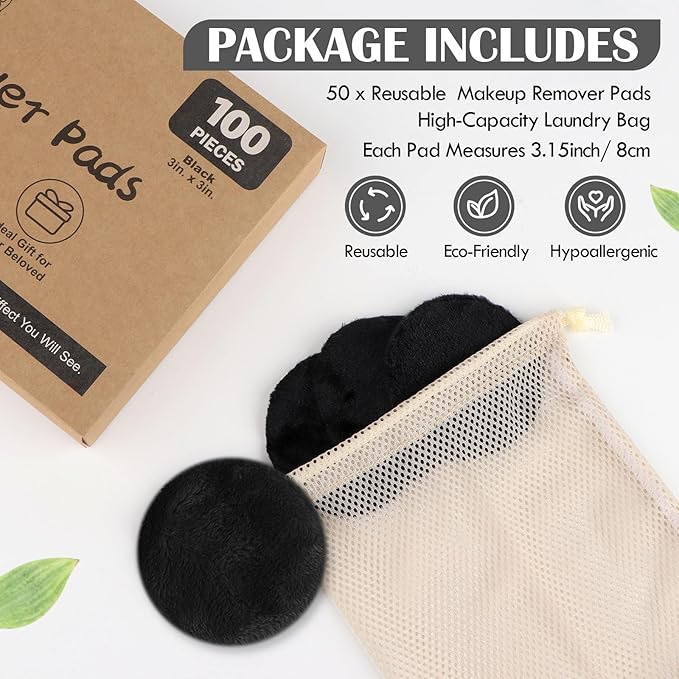 Orighty microfiber makeup remover pads