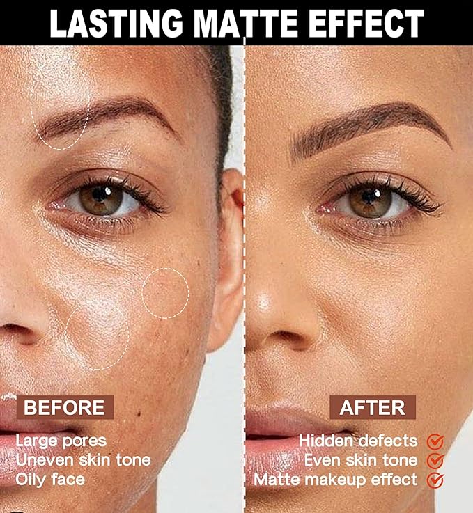 MAEPEOR Pressed Powder 8 Colors Oil Control Matte (01 Translucent)