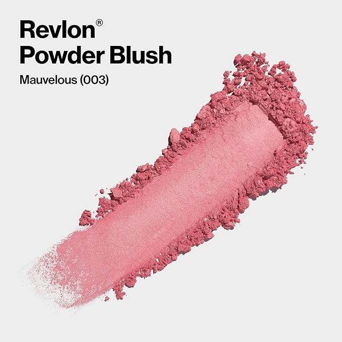 Revlon Blush , Powder Blush Face Makeup, High 003 Mauvelous, 0.17 Oz