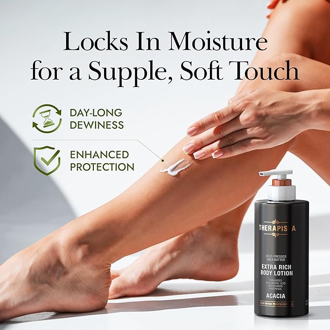 Scented Body Lotion for Women – Nourishing & Hydrating Moisturizer with Shea Butter, Ceramides & Panthenol to Comfort & Restore Dry Skin (White Tea, 17.0 fl oz)