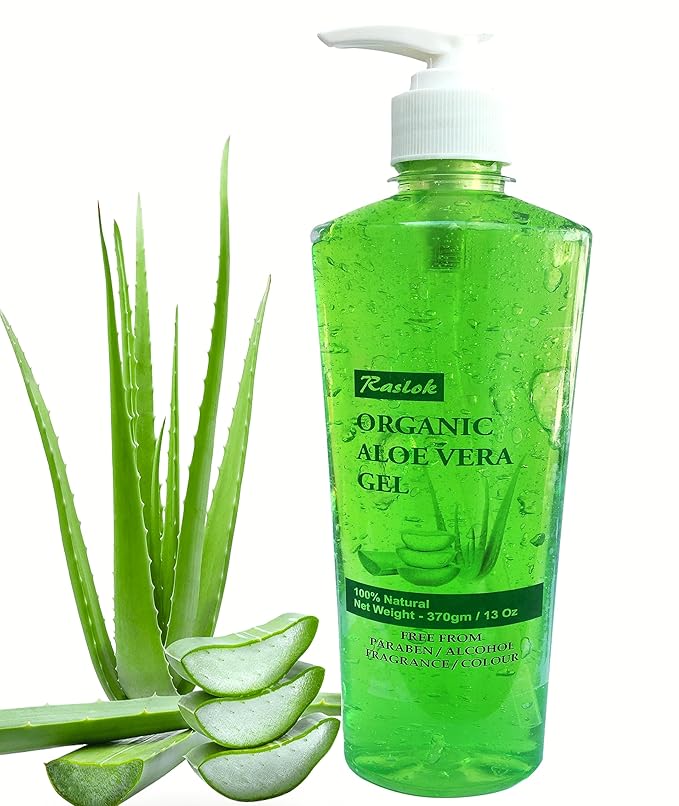 Aloe Vera Gel | Pure & Natural Aloe Gel | For Moisturizing Face Skin & Hair Care | Durable Moisturizing Hydrating Soothing Non-Sticky - 13 oz - 370gm (Cucumber)