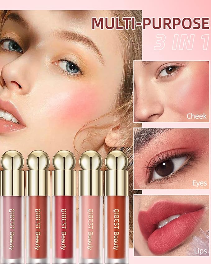 Liquid Blush Wand, Creme Matte Finish Looking, Dewy Women-# 05