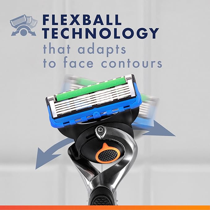 Gillette Fusion ProGlide Razor for Men, Handle + 4 Blade Refills