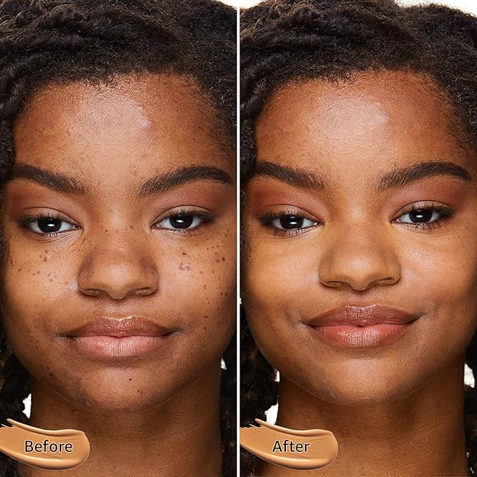 Mushroom Head Air Cushion CC Cream - Oil Control & Moisturizing Concealer Makeup Base, Brighten Long - Lasting Even Color Correcting Concealer Full Coverage for All Skin Types (Medium Deep)