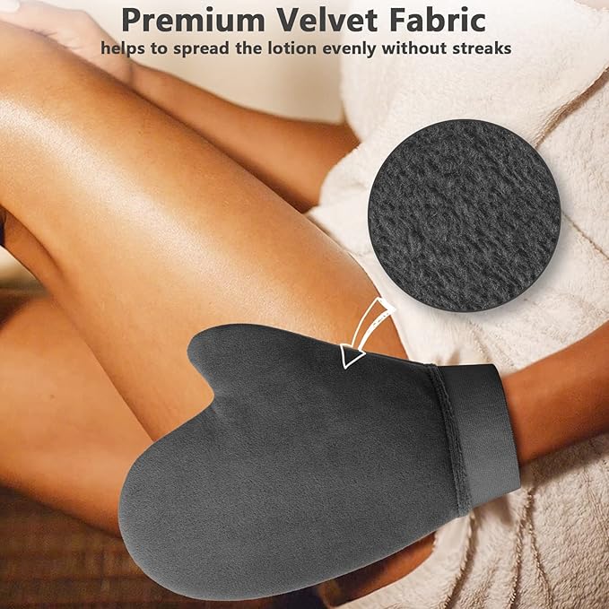 Self Tanning Mitt Applicator - Tanning Mitts Self Tanner Mitt Applicator, Tanning Glove for Self Tan Mit Self Tan Mitt Applicator, Patented Self Tanner Mit Self Tanner Glove Sunless Tanner Mitt