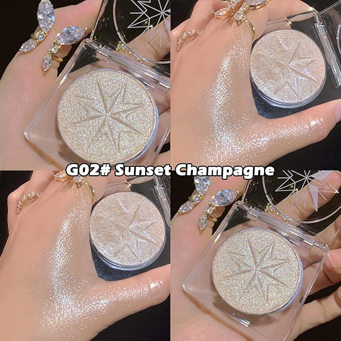 Erinde Pearl Shimmer Glitter Highlighter Highlight Makeup Contour