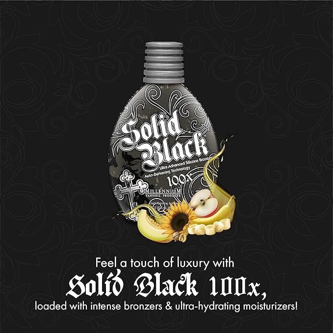 Millennium Tanning Solid Black 100X