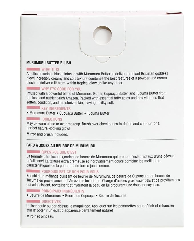 Physicians Formula Murumuru Butter Blush Makeup Powder, Saucy