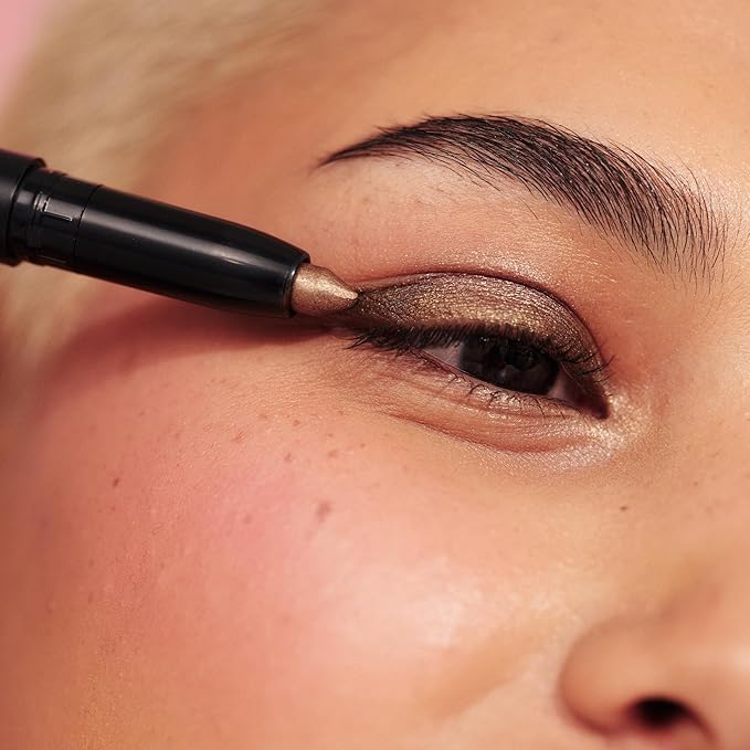 MCoBeauty Eyeshadow Stick, Shimmer, Bronze, Highly Pigmented, Built-in Sharpener, Vegan, Cruelty Free Cosmetics