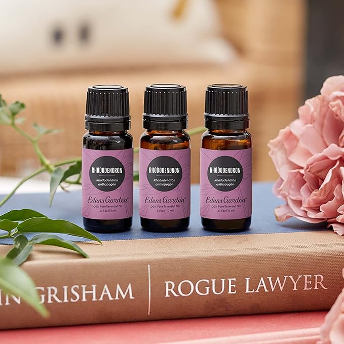Edens Garden Rhododendron Essential Oil- 100% Pure Premium Grade, Undiluted, Natural, Therapeutic, Aromatherapy, The Best for Diffuser, Skin, Face, Hair 10 ml (.33 fl oz)
