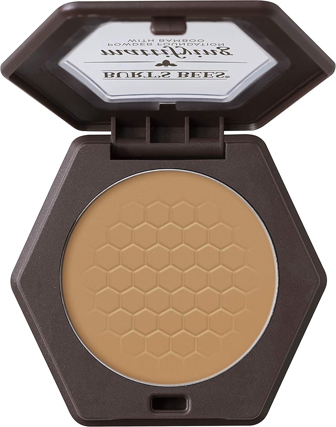 Burts Bees 100% Natural Mattifying Powder Foundation, Nutmeg of 2)