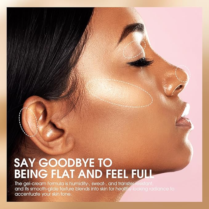 URQT Highly Pigmented Liquid Contour Highlighter - Built-in