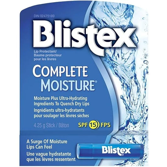 Blistex Lip Balm Complete Moisture .15oz, 8-Pack