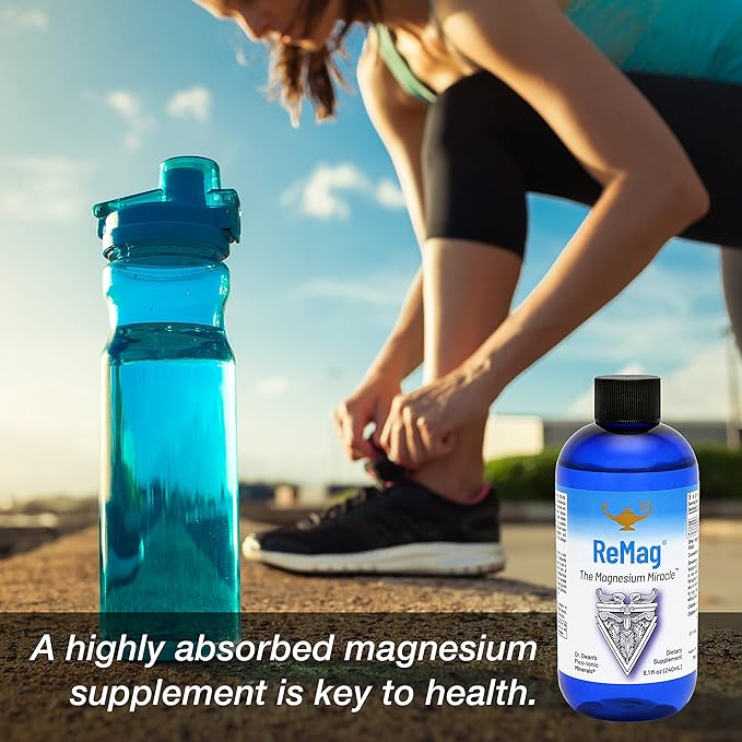 RnA ReSet ReMag Liquid – High Absorption Magnesium Chloride, 8.1 Fl Oz (1-Pack)