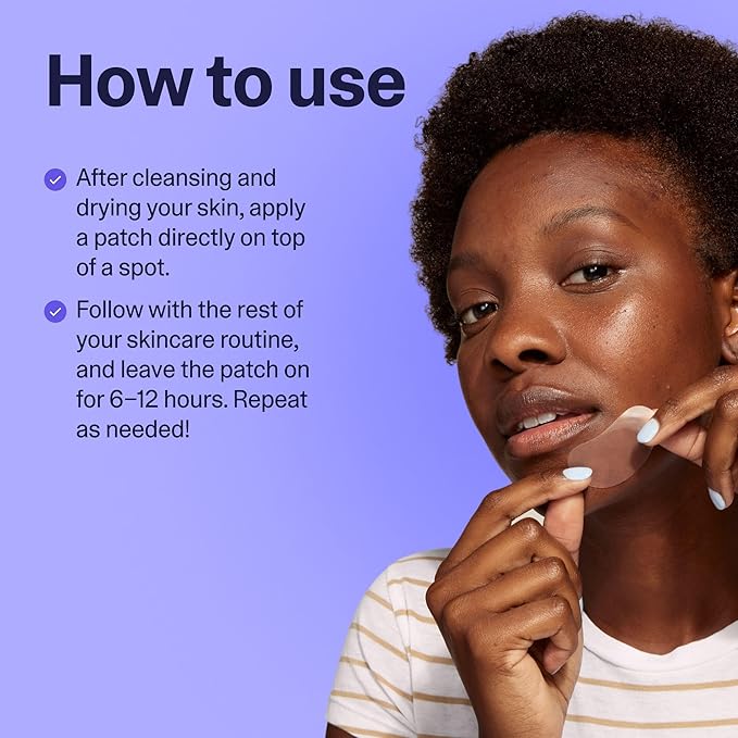 Curology Emergency Spot Patch Clusters for Breakouts, Fast Acting Large Hydrocolloid Pimple Patches for Face, Oil Absorbing, 14 Count