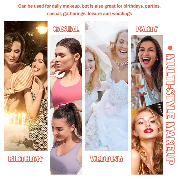 8 Colors Blush Palette,Shimmer Silky Matte Blush Powder Palette,Professional Cute Face Contour Highlighter Blush Palette with Blush Makeup Brush