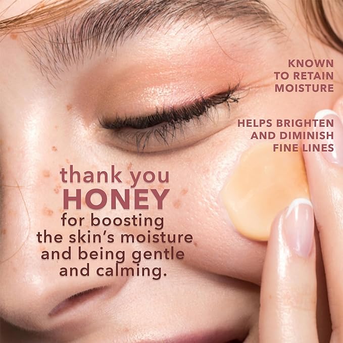 Earth To Skin Honey Manuka Calming Night Cream – Nourishing Moisturizer with Shea Butter, Macadamia Oil & Glycerin – 2.0 fl oz