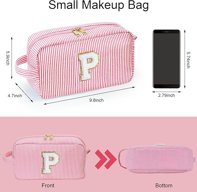 YOOLIFE Initial Cosmetic Bag for