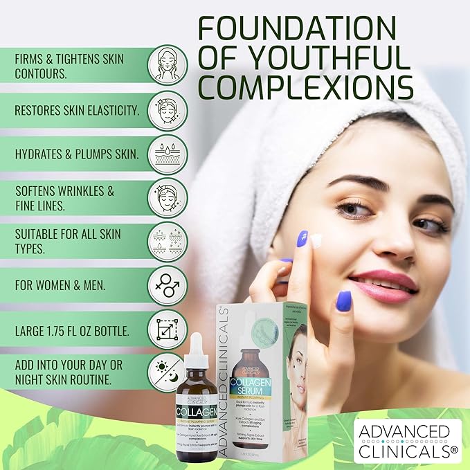 Advanced clinicals collagen serum for