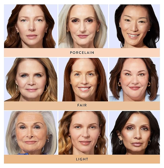 LAURA GELLER NEW YORK Baked Balance-n-Brighten Foundation with Kabuki Brush Makeup Set, Fair