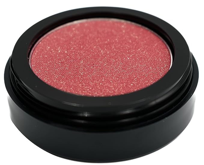 Chili Pepper Bright Red Orange Sparkling Glitter Pressed Powder Single Vegan Eyeshadow; Talc, Paraben & Cruelty Free