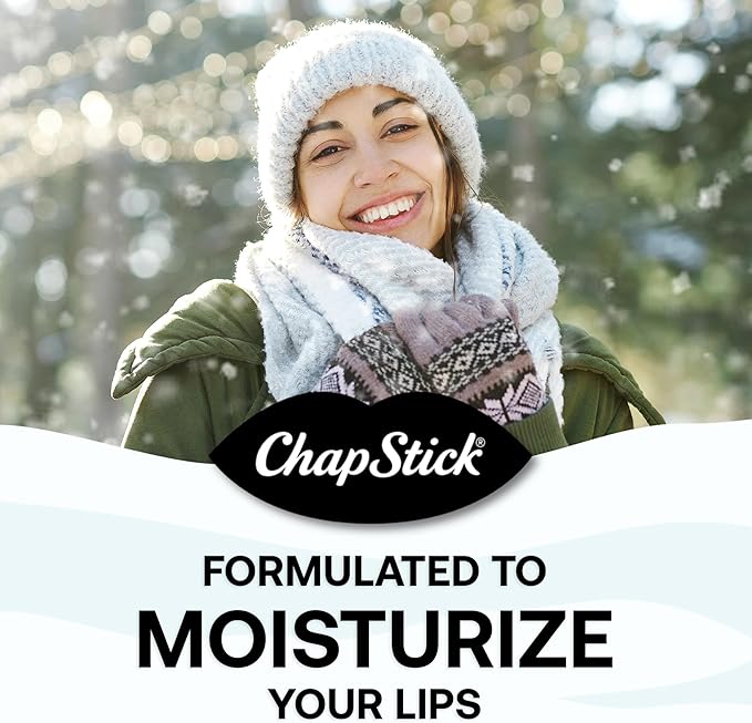 ChapStick 12 Days of Holiday Advent Calendar Lip Balm Gift Set - 0.15 Oz (Pack of 2)