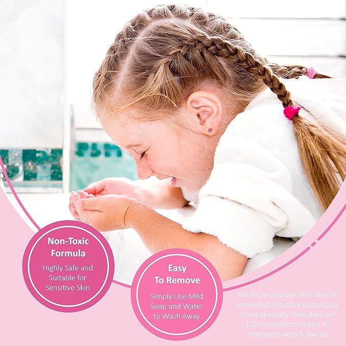 12pc Pucker Pop Novelty Lip Gloss Set - Girls Cosmetics Mini Popsicle Lip Gloss Collection, Lip Gloss for Kids, Safe, Non Toxic Kids Makeup Set