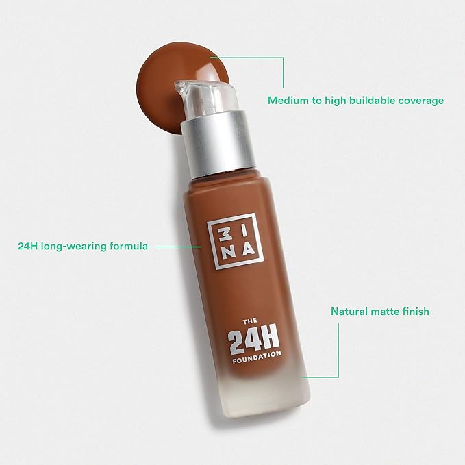 3INA The 24H Foundation 615-24H Long-Wearing Formula - 01 Oz