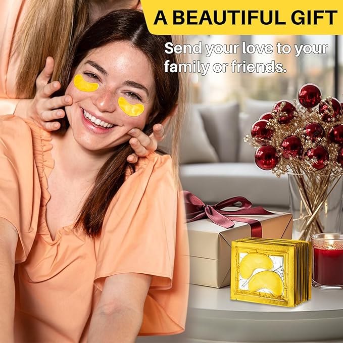 Gold under eye patches -