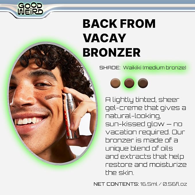 GOOD WEIRD Back From Vacay Bronzer - Vegan (Medium Bronze)