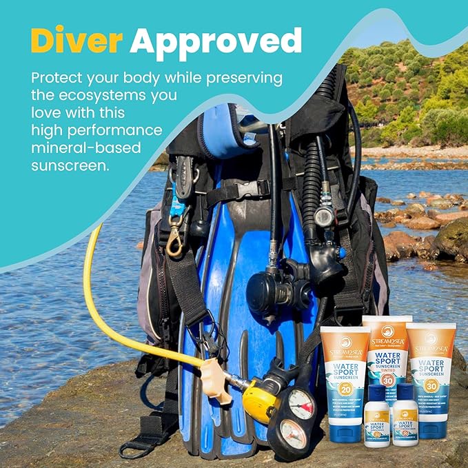 STREAM 2 SEA SPF 20 Biodegradable Mineral Sunscreen, 3 Fl oz Paraben Free Non Greasy and Moisturizing Reef Safe Sunscreen For Face and Body Protection Against UVA and UVB