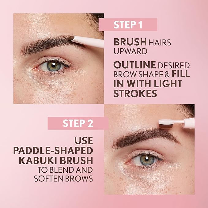 Covergirl Clean Fresh Brow Filler Pomade, 700 Black Brown, Eyebrow Pencil, Ultra-Precise Tip, Creamy Formula, Highly Pigmented, Soft Matte Finish, Vegan Formula, 0.007oz