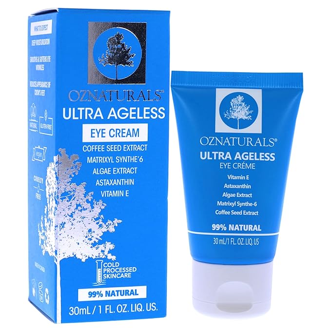 OZNaturals Anti Aging Face & Eye Cream With Collagen Peptides for Women - Day & Night Under Eye Wrinkle Cream For Dark Circles, Acne Scars & Puffiness