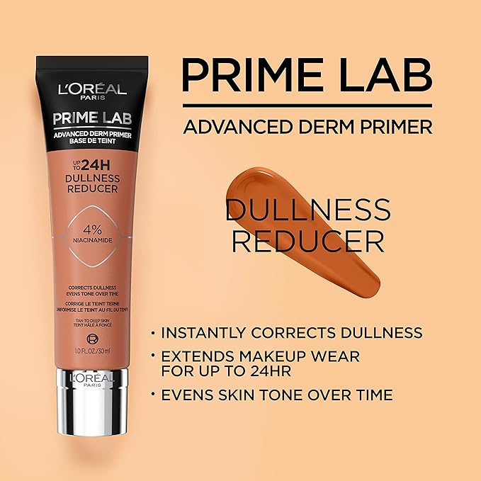 L'Oreal Paris Prime Lab Up to 24H Dullness 1.01 Fl Oz