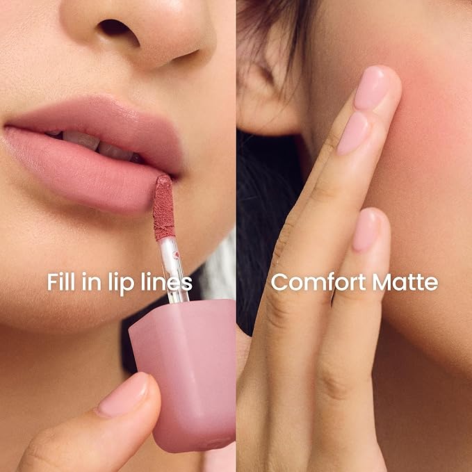 COLORGRAM NUDE BLUR TINT 03 LOVELY FIG | Soft Velvet Matte Lip Stain & Cheek Tint | Lightweight Blurring Tint for a Smooth & Airbrushed Finish | 24H Hydration, Long-Lasting & Non-Sticky Formula