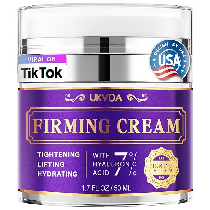 Retinol Neck & Face Wrinkle Cream for Women, Neck Cream for Tightening and Firming, Anti Aging Skin Care with Collagen & Hyaluronic Acid, Instant Face Lift Cream 1.7 Fl Oz