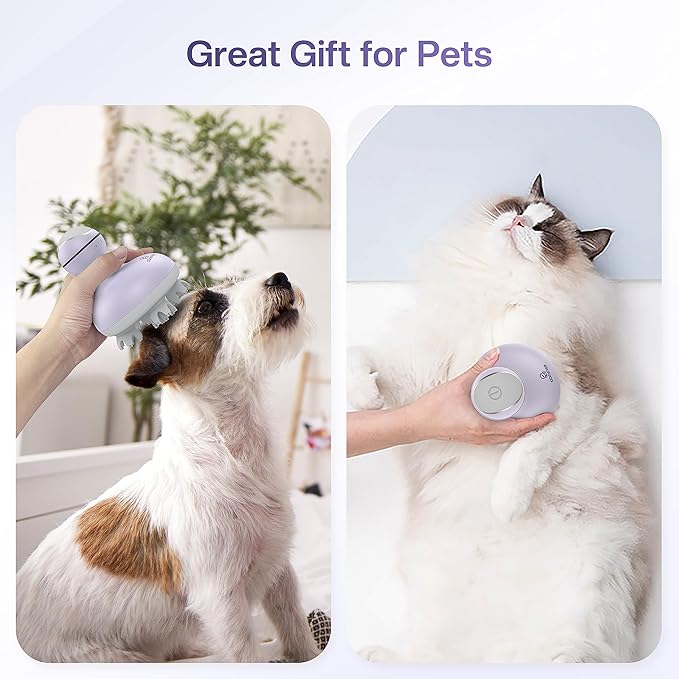 COMFIER Electric Scalp Massager with Mutlti-Modes Vibration, Portable Handheld Head Scratcher for Hair Growth,Waterproof Head Massager for Full Body,Dog Cat Massager for Deep Clean and Stress Relax