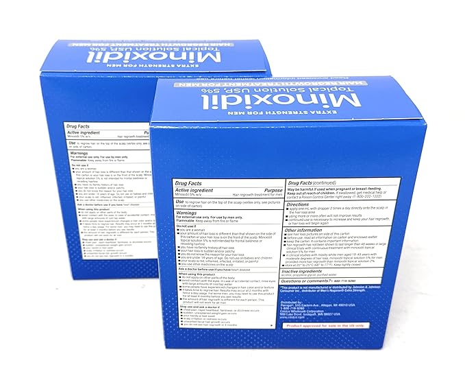 Kirkland WeyDOc Minoxidil 5 percent Extra Strength Hair Regrowth for Men, 12 Months