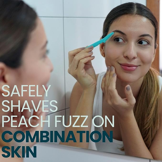 Dermaplane Oil for Combination Skin - Shave Oil for Women, Face Shaving Oil for Women, Use with a Dermaplaning Tool, Razor, Shaver or Microblade for Close Shave 2 oz by Ouiloe