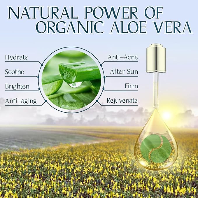 Under Eye Patches (60PCS), Aloe Vera & Collagen Eye Mask, Eye Patches for Puffy Eyes, Anti-Aging Eye Mask for Puffiness, Under Eye Mask for Dark Circles and Eye Bags, Hydrating Eye Gel Pads(green)