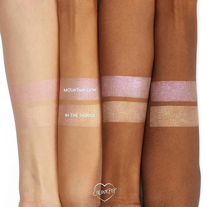 ColourPop Super Shock Shadow - High-Pigment, Crème-Powder Eye Makeup - Single Glitter Eyeshadow with Zero Fallout and Unique Bouncy Texture - Soft Golden Ivory Eyeshadow - Sunrise Hike (0.07 oz)