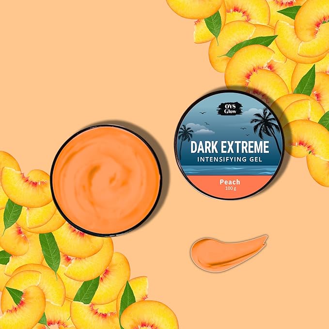 Tanning Gel, New Dark Extreme Intensifying Tanning Accelerator Sunbed Cream Self Tan Body Care Lotion(Peach Flavor)