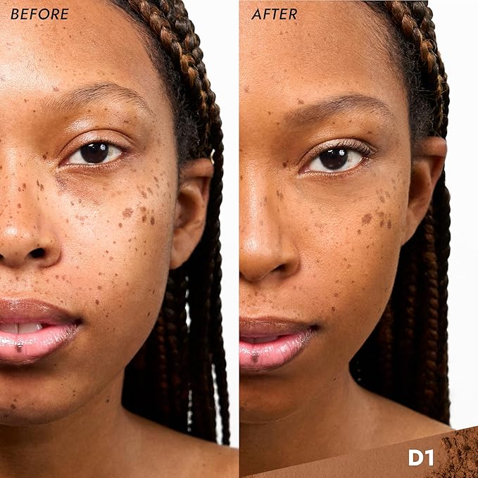 COVER FX Pressed Mineral Foundation - Shade D1 - Weightless Powder Foundation - Buildable Light to Full Coverage - Matte Finish - All Skin Types