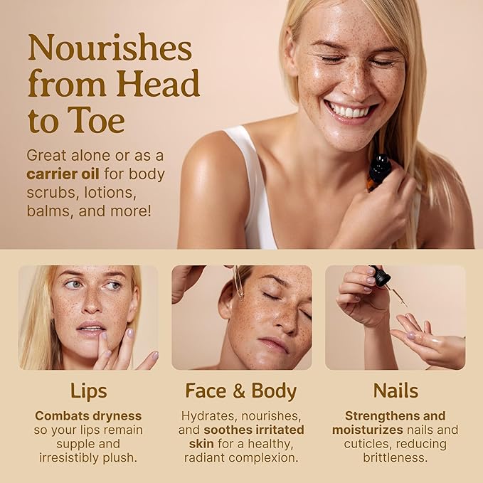 Bella Terra Oils Pure Sea Buckthorn Oil – 1gallon, Enhances Hair and Skin Appearance, Rich in Nutrients, Non-Greasy, Quick Absorbing