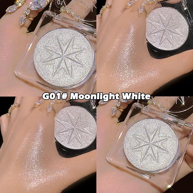 Erinde Pearl White Shimmer Glitter Highlighter Highlight Makeup