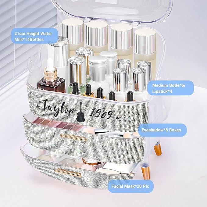 Teen girls gift makeup organizer,skincare