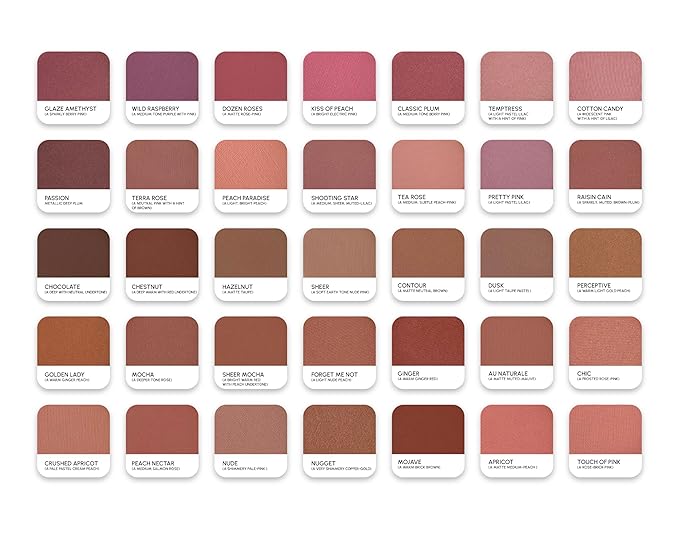 PRIMROSE POWDER BLUSH, Pressed Blush Face Makeup, Buildable Formula, Smooth Finish, Paraben Free, Made in the USA 0.11 oz. (Temptress)